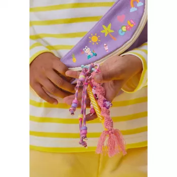Janod DIY Bag Charm Creative Kit atslēgu piekariņiem, filca amatniecība, vecumam 7+