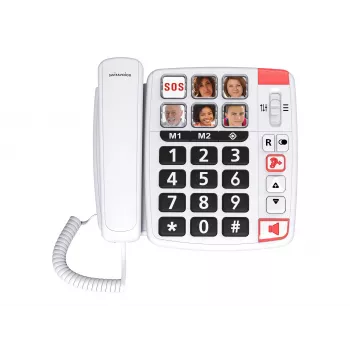 Alcatel Swissvoice Xtra 1110 vadu telefons balts