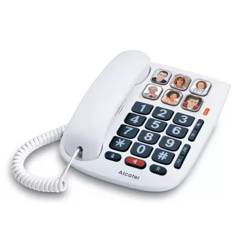 Alcatel TMAX10+ vadu galda tālrunis balts