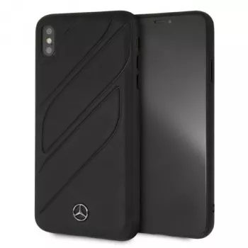 Mercedes-Benz New Organic I Cietais Vāciņš Apple iPhone XS Max - Melns
