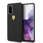 Ferrari Hardcase FESSIHCS67BK Silikona aizmugurējais vāciņš Samsung Galaxy S20+ (G985) - Melns