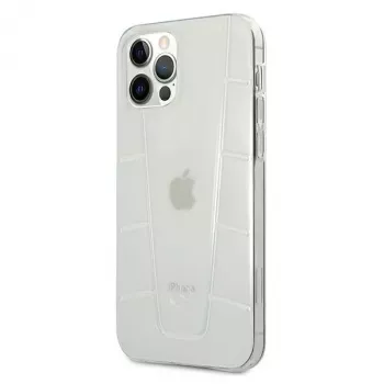 MERCEDES-BENZ MEHCP12MCLCT Caurspīdīgs cietais maciņš iPhone 12/12 Pro 6,1 collu Transparent Line