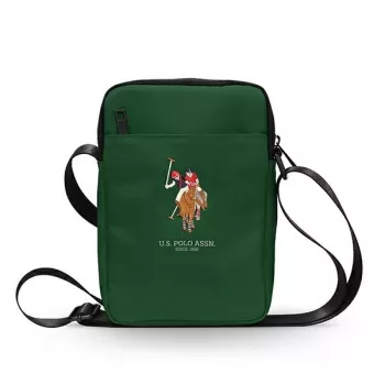 U.S. POLO ASSN. US Polo Torba USTB8PUGFLGN 8 Tablet plecu soma zaļa