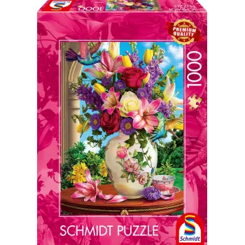 SCHMIDT SPIELE Blumenbouquet (1000 gab.) Puzle
