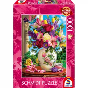 SCHMIDT SPIELE Blumenbouquet (1000 gab.) Puzle