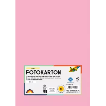 Folia 614/50 26 - Rozā - Vienkrāsains - A4 (210 x 297 mm) - 300 g/m² - 50 loksnes - Vācija