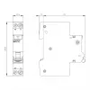 Siemens 5SV13166KK16 RCBO 2-polu 16 A 30 mA Tips C 6 kA