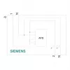 Siemens 5SV6016-6KK16 AFDD/MCB kombinētā ierīce B16 2-polu 230V 1TE