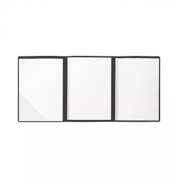 BRUNNEN Application Folder Lines DIN A4 Melns