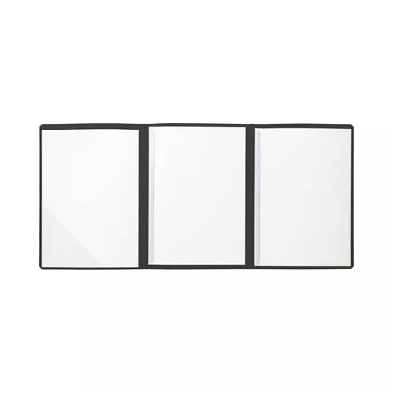 BRUNNEN Application Folder Lines DIN A4 Melns