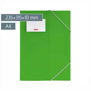 BRUNNEN FACT!pp Dokumentu mape DIN A4 Kiwi Caurspīdīga