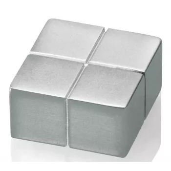 SIGEL C10 Īpaši stiprs neodīma diska magnēts sudraba krāsā 20mm x 10mm (4 iepakojumā)