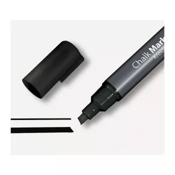 SIGEL Kreidemarker 50 krīta marķieris ar slīpu galu 1-5 mm melns 1 gab.