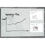 SIGEL GL141 Artverum Stikla magnētiskā tāfele 1000 x 650 mm, Super White, bezrāmja, ietver 2 magnētus