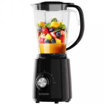 Bomann UM 6091 CB Black Stand Mixer 1200 W 6.3 L Stainless Steel Bowl