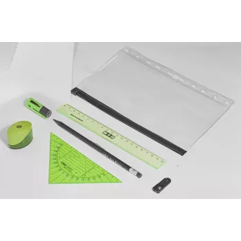 Möbius Ruppert School Writing Set Neon Green