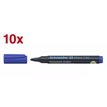 Schneider Maxx 130 Permanentais marķieris zils 1,0 - 3,0 mm (10 iepakojums)