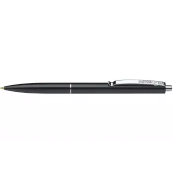 Schneider K15 Clip izvelkamā lodīšu pildspalva melna 0,6 mm 50 iepakojumā