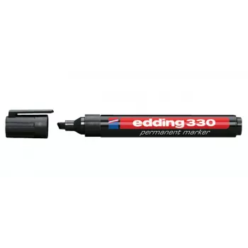 EDDING OFC-ED330BK Permanentais marķieris Melns 1-5 mm Slīpais gals 1 gab.