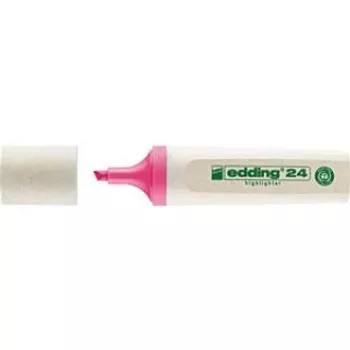 EDDING EcoLine 24 marķieris - Rozā - 10 gab. - 2-5 mm kalts - Ūdens bāzes tinte - 90% pārstrādāta plastmasa