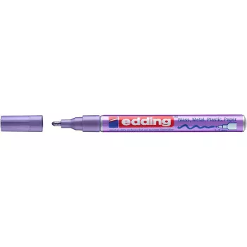 EDDING 4-751-9-078 Marķieris - Violeta - Apaļš uzgalis - Alumīnijs - Smalks - 1 mm