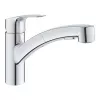 Grohe Eurosmart izvelkamais vienas roktura virtuves jaucējkrāns 1/2 inch hromēts