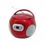 SOUNDMASTER SCD5100WE Balts CD Boombox ar FM radio, kasešu atskaņotāju, USB un AUX