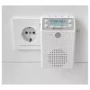 Soundmaster DAB60WE Socket Radio DAB+, FM, Bluetooth, USB Brīvroku funkcija, Ūdensizturīgs, Balts
