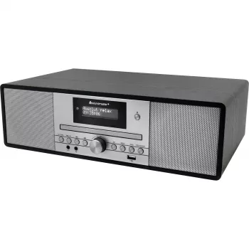Soundmaster DAB980SW Melns Mūzikas centrs DAB+/FM-RDS CD USB Bluetooth Audiogrāmatu atskaņotājs ar kasešu un skaņuplašu atskaņotāju