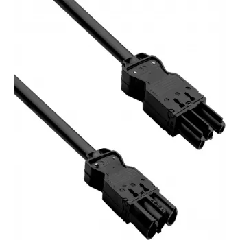 HELOS Appliance Extension Cable GST18 Compatible Plug to Socket Black 1.5m