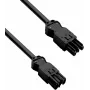 HELOS Appliance Extension Cable GST18 Compatible Plug to Socket Black 1.5m