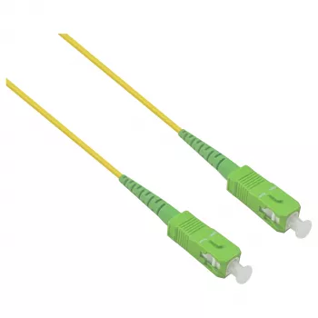 HELOS LWL OS2 Patchkabel Simplex LSZH 2.0mm SC/APC-SC/APC Yellow 20m