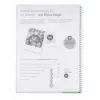 Oxford College Block A4+ 80 loksnes 90 g/m² rūtiņu zils 4 caurumi