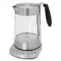 PROFI COOK PC-WKS 1020 G Tējas un ūdens tējkanna, nerūsējošais tērauds/melns, 1.7 L, 2200 W