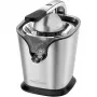 PROFI COOK PC-ZP 1154 Citrus Press, 160 W, Nerūsējošais tērauds, 500 ml, 2 konusi, sviras darbība, Melns/Sudrabs