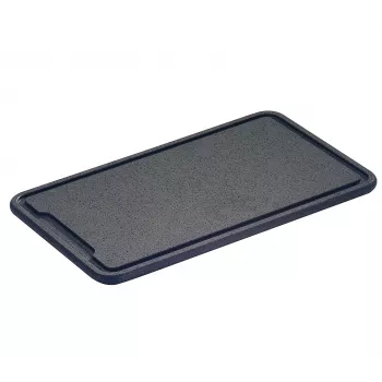 Zassenhaus Carving Board Plastic Dark Grey 42x27x1.5cm