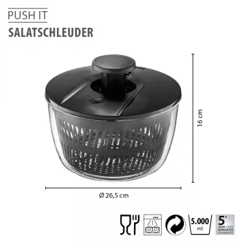 GEFU PUSH IT salātu spinators