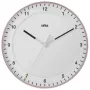 Braun BC17PW Kvarca sienas pulkstenis analogais klusais gājiens 30 cm balts
