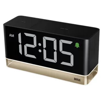 Braun BC 27 BEU Digital LED modinātājpulkstenis (67128) - Melns