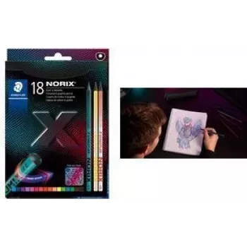 STAEDTLER NORIX Krāsaino zīmuļu komplekts 12 gab., PEFC sertificēts