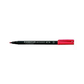 STAEDTLER 314-2 Lumocolor Permanentais marķieris sarkans 2,5 mm 1 gab.