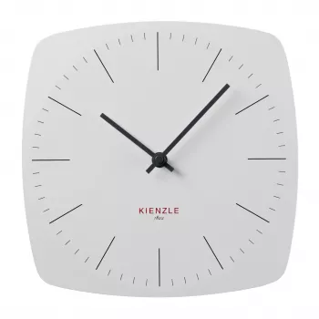 KIENZLE DCF Radio-Controlled Wall Clock Modern 24.8 cm White