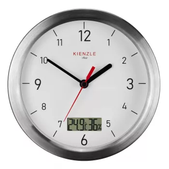 KIENZLE DCF Radio-Controlled Clock Bathroom White 170mm