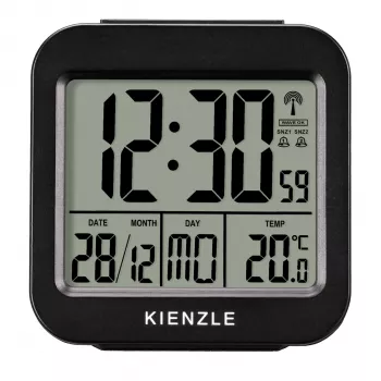 KIENZLE Ceļojumu modinātājpulkstenis ar iekštelpu temperatūras rādījumu
