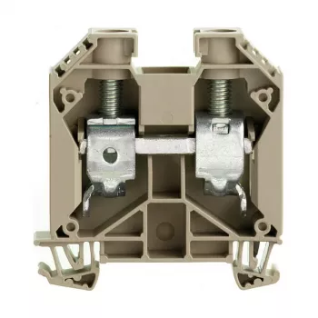 Weidmüller WDU 35 Skrūvju savienojuma spaiļu bloks, 35 mm², 1000 V, 125 A, tumši bēšs
