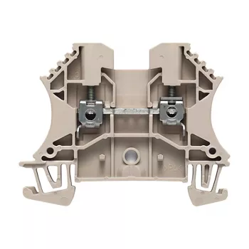Weidmüller Caurplūdes spaiļu bloks, W-Series, 2.5 mm², 24 A, 800 V, bēšs, skrūvju savienojums, DIN sliedes montāža, 100 gab.