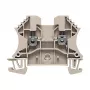 Weidmüller Caurplūdes spaiļu bloks, W-Series, 2.5 mm², 24 A, 800 V, bēšs, skrūvju savienojums, DIN sliedes montāža, 100 gab.