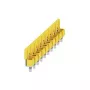 Weidmüller WQV 10/10 Cross-Connector, 10 Poles, 10 mm², Yellow, Polyamide, 20 pcs