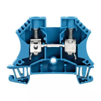 Weidmüller W-Series caurlaides spaiļu bloks, zils, 10 mm², 57 A, skrūvju savienojums, 50 gab.