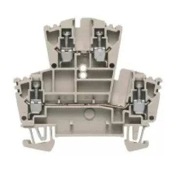Weidmüller Caurplūdes spaiļu bloks, 2,5 mm², skrūvju savienojums, zils, DIN sliede